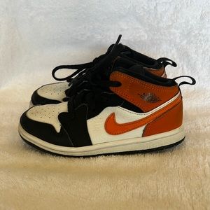 Nike Air Jordan 1 Mid 640735-058 Toddler SNEAKERS Size 10c Shattered Backboards